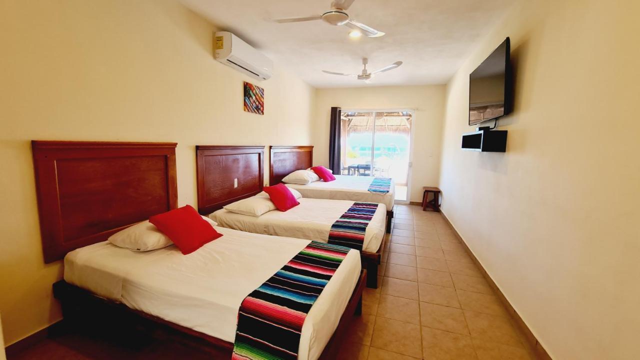 Hotel Machos Mahahual Exterior foto