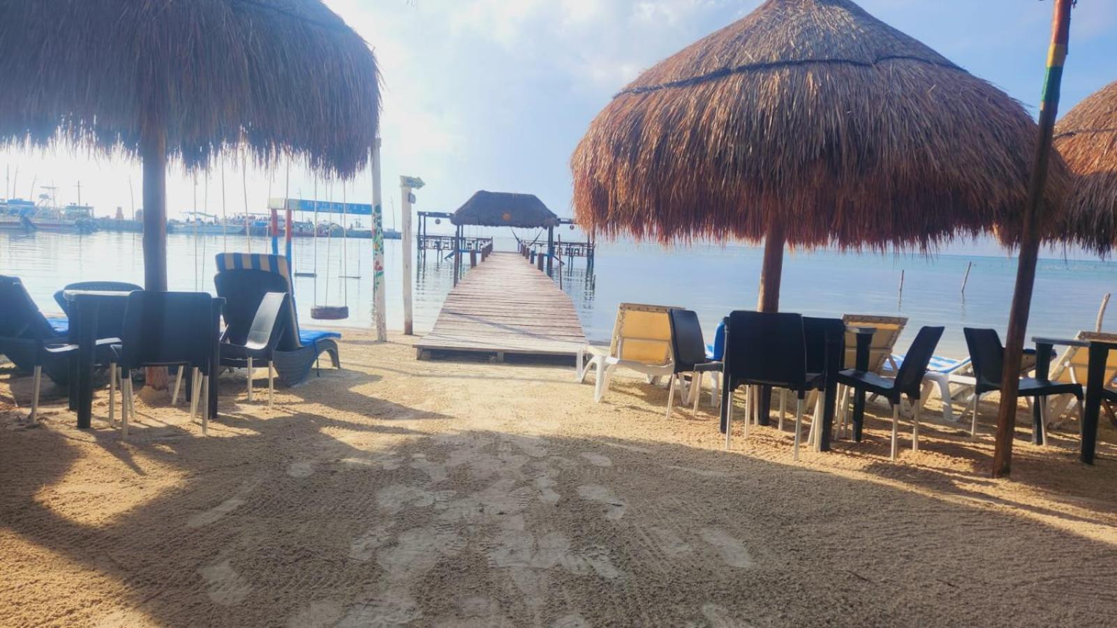 Hotel Machos Mahahual Exterior foto